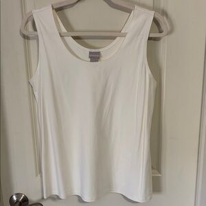 Chico's Creamy White Scoop Neck Tank